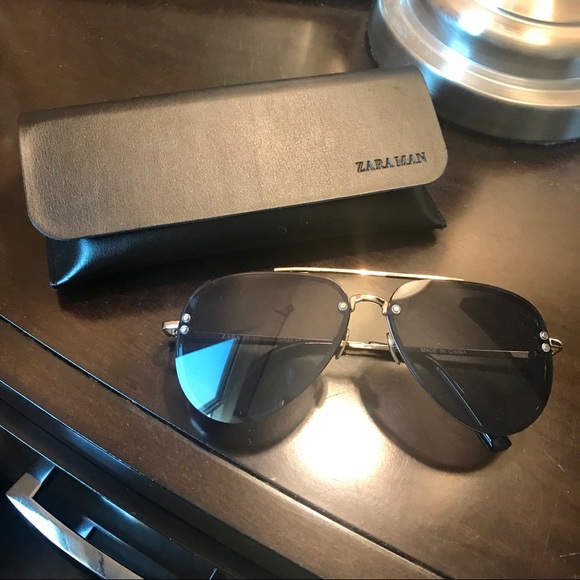Zara Other - MWOT Zara Mens Aviator Sunglasses with Case